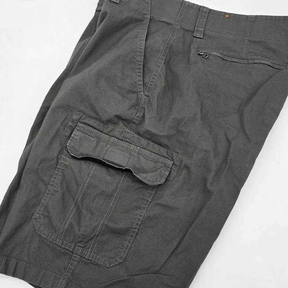 WearFirst Men's Cargo Shorts Ripstop Gray Size 38 Gorpcore - Picture 2 of 6